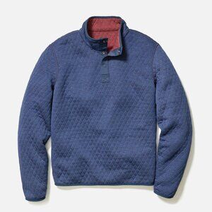 Quilted Corbet Reversible Pullover - Marine Layer - Navy/Maroon Men's Medium